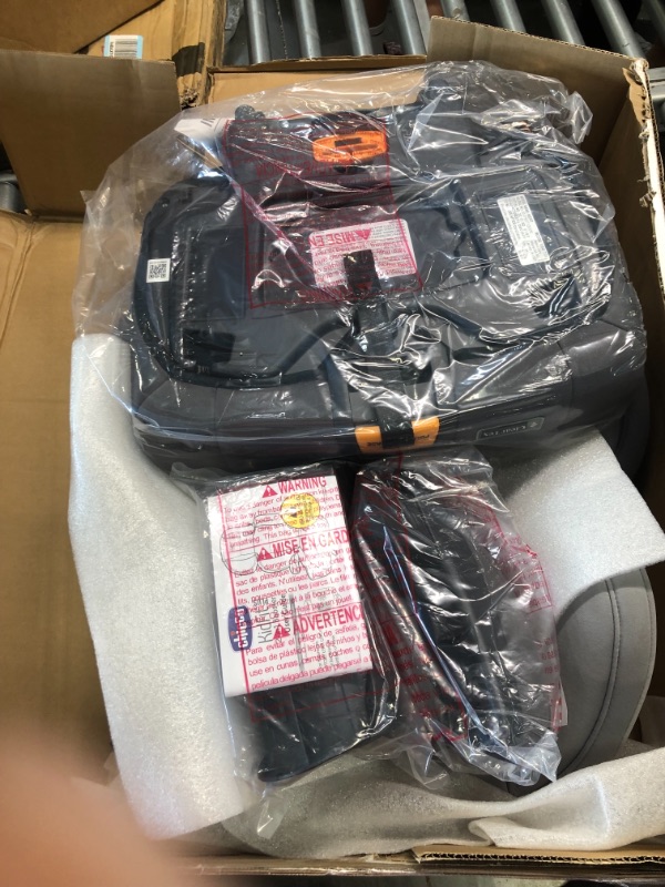 Photo 1 of Chicco KidFit ClearTex Plus 2-in-1 Belt-Positioning Booster Car Seat, Backless and High Back Booster Seat, for Children Aged 4 Years and up and 40-100 lbs. | Drift/Grey KidFit Plus with ClearTex® No Chemicals Drift/Grey