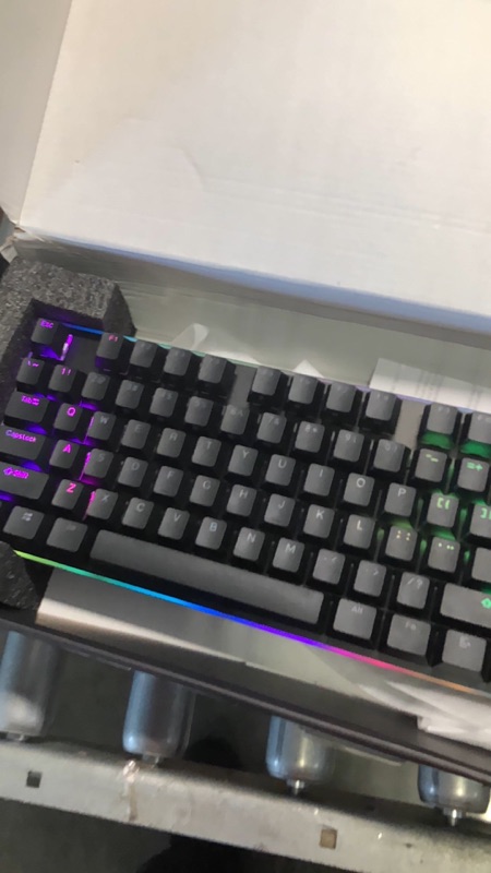 Photo 3 of DURGOD TGK 021 Mechanical Gaming Keyboard, RGB Backlit , Kailh Turbo Gaming Red Switch, Durable PBT Keycap and Hot Swappable with 104 Keys, Full Size Wired Keyboard for PC Mac 104Keys