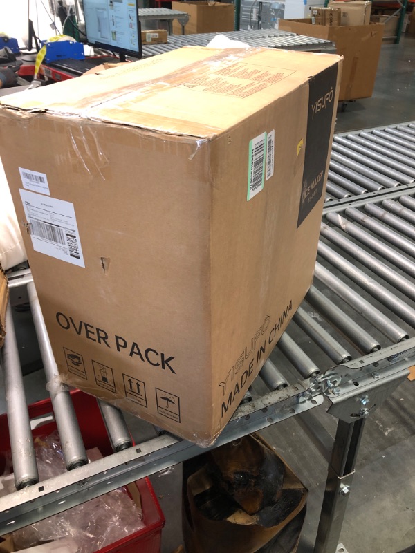 Photo 1 of Nugget Ice Maker, YISUFO Ice Maker Countertop Pebble Ice Maker, 30lbs/Day, Self-Cleaning, 2 Ways Water Refill, Stainless Sonic Ice Maker Machine with 3Qt Water Reservoir, for Home Office Party Bar Nugget Ice Dark Grey 1