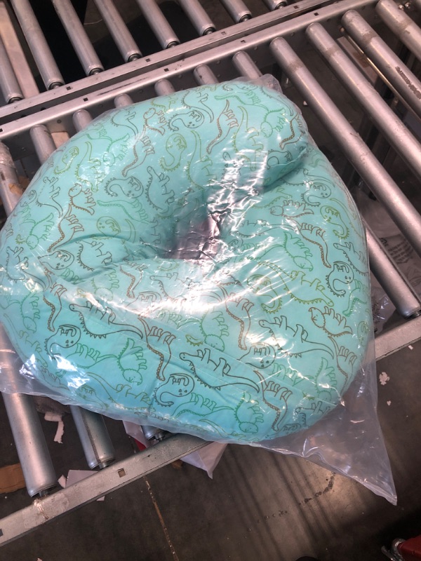 Photo 1 of Dream On Me Beeboo Nursing Pillow and Positioner, Breastfeeding and Bottlefeeding Pillow, Removable and Washable Pillow Cover, Soft and Breathable Fabric, Green