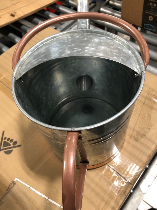 Photo 1 of 8pints 1 Gallon Watering Can for Outdoor Plants - Metal Watering Can for Outdoor Plants House Plant Watering Can with Sprinkle Head Perfect Watering Can Indoor Plants for Outdoor and Indoor Gardening