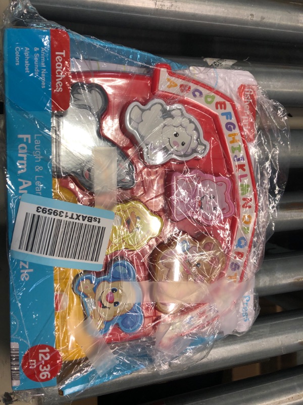 Photo 1 of Fisher-Price Laugh & Learn Toddler Shape Sorting Toy Farm Animal Puzzle With Music & Sounds For Ages 1+ Years