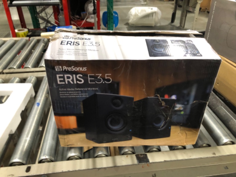 Photo 2 of PreSonus Eris E3.5-3.5" Near Field Studio Monitors (Pair) – Powered Desktop Speakers for Music Production, Studio-Quality Recording, and Active Media Reference