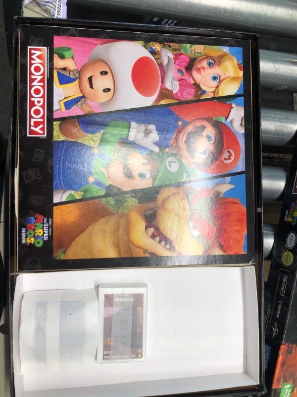 Photo 3 of Monopoly The Super Mario Bros. Movie Edition Kids Board Game | Family Games for Super Mario Fans | Includes Bowser Token | Ages 8+ | 2-6 Players