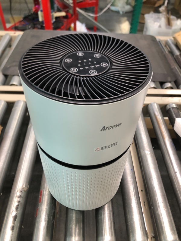 Photo 1 of AROEVE Air Purifiers for Home Large Room Up to 1095 Sq Ft Air Cleaner Coverage CADR 220m³/h H13 True HEPA Remove 99.9% of Dust, Pet Dander, Pollen for Office, Bedroom, MK03- White