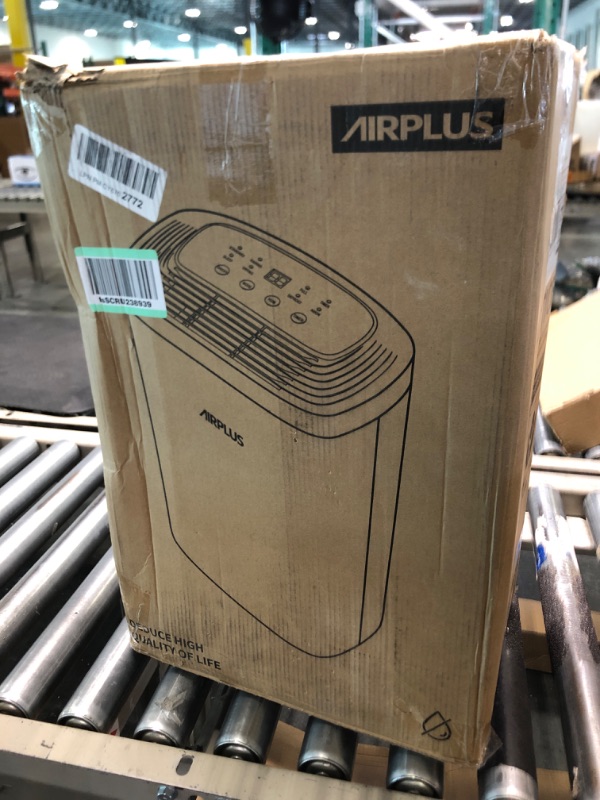 Photo 2 of AIRPLUS 2,000 Sq. Ft 30 Pints Dehumidifier for Home and Basements with Drain Hose(AP1907) 30 Pints A-Rounded