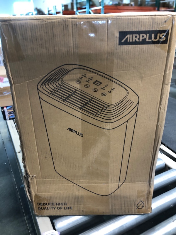 Photo 2 of AIRPLUS 2,000 Sq. Ft 30 Pints Dehumidifier for Home and Basements with Drain Hose(AP1907) 30 Pints A-Rounded