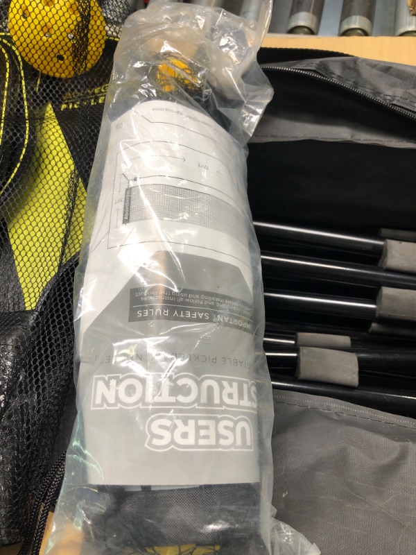Photo 1 of AboveGenius Pickleball Paddles, Pickleball Set, Includes 4 Premium Wood Pickleball Paddles, 4 Pickleball Balls,1 Portable Net(17 FT),1 Storage Bag,1 Carry Bag,and 1 Court Marker