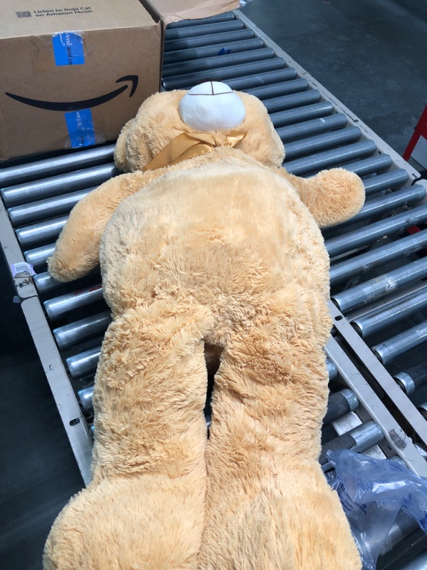 Photo 1 of XXL Teddy Bear 43 inch Giant Plush Bears Cute Stuffed Animal Plush Toys 110cm Large Bear Cuddly Doll Gift for Kids Boys Girls Birthday Christmas Valentine's Day (3.6ft / 43.3inch, Light Brown) Light Brown 43inch/110cm