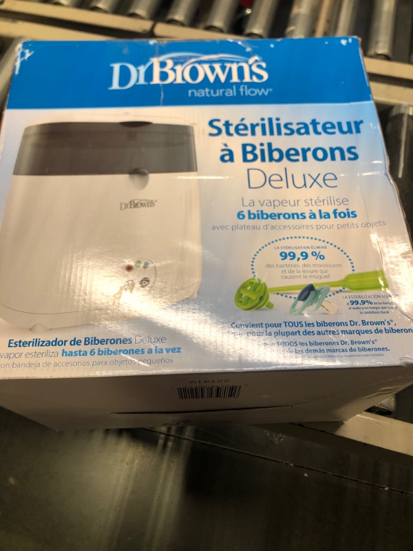 Photo 2 of Dr. Brown's Deluxe Bottle Sterilizer and Baby Bottle Cleaning Brush with Sponge and Scrubber Bundle Sterilizing & Cleaning Set