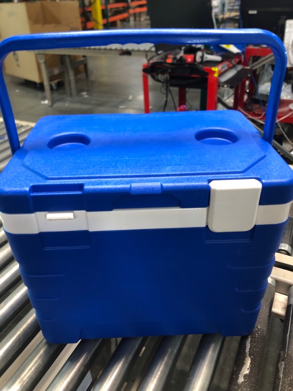 Photo 2 of 2-16 Qt Profile Hardsided Insulated Lunch Cooler, 16 Qt Blue