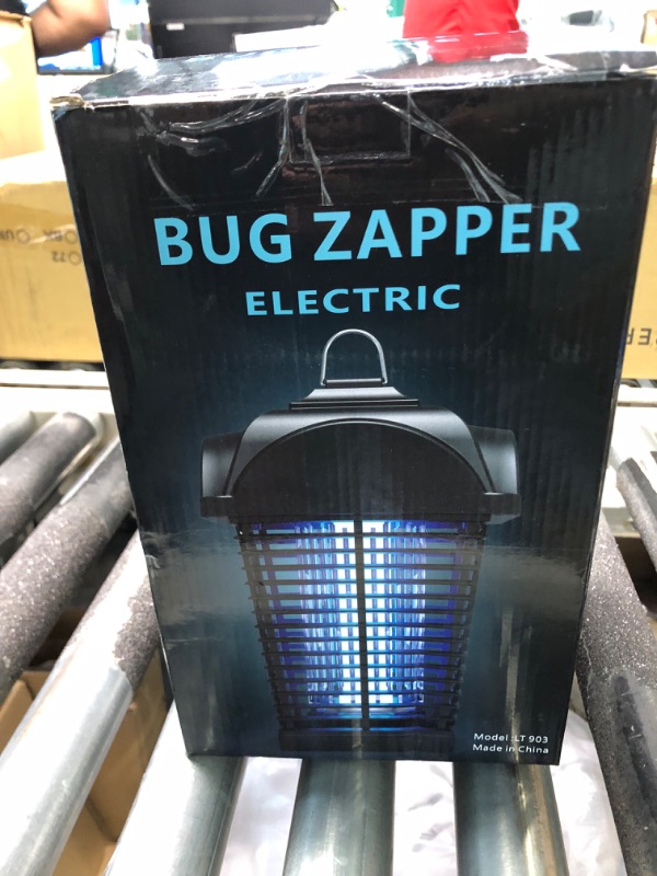 Photo 1 of Bug Zapper, Electric Bug Zapper Indoor Oudoor, 4200V 15W Mosquito Zapper Fly Catcher & Electric Insect Killer for Mosquitoes, Flies, Gnats & Other Flying Pests Insects, 1.5 Acre Coverage