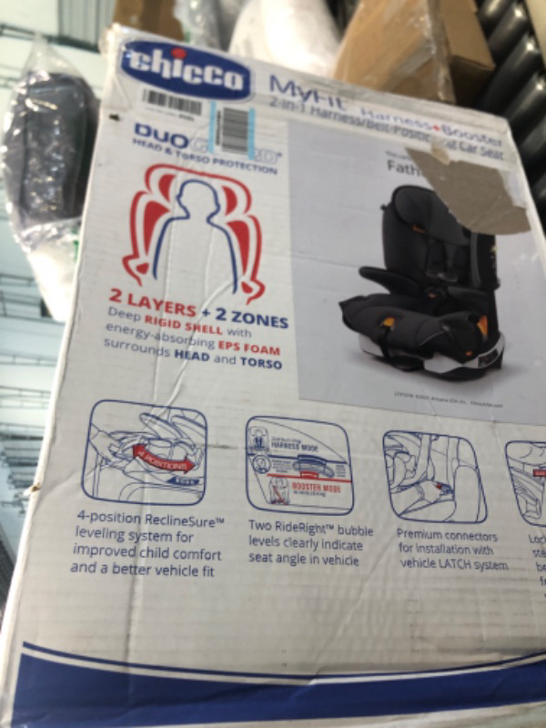 Photo 1 of Chicco MyFit Harness + Booster Car Seat, Fathom