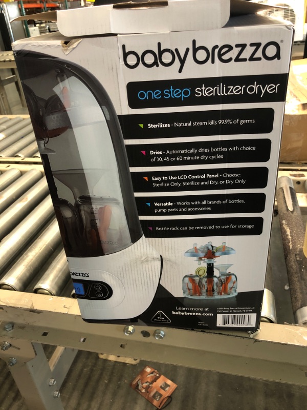 Photo 2 of Baby Brezza Baby Bottle Sterilizer and Dryer Machine – Electric Steam Sterilization - Universal Fit - Pacifiers, Glass, Plastic, and Newborn Feeding Bottles