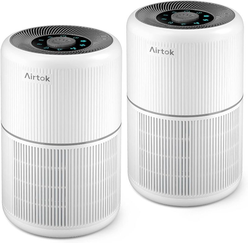 Photo 1 of Air Purifier for Home Bedroom with H13 True HEPA Filter for Smoke, Smokers, Dust, Odors, Pollen, Pet Dander | Quiet 99.9% Removal to 0.1 Microns 