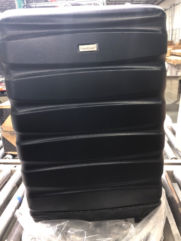 Photo 3 of Coolife Luggage 3 Piece Set Suitcase Spinner Hardshell Lightweight TSA Lock 4 Piece Set Black