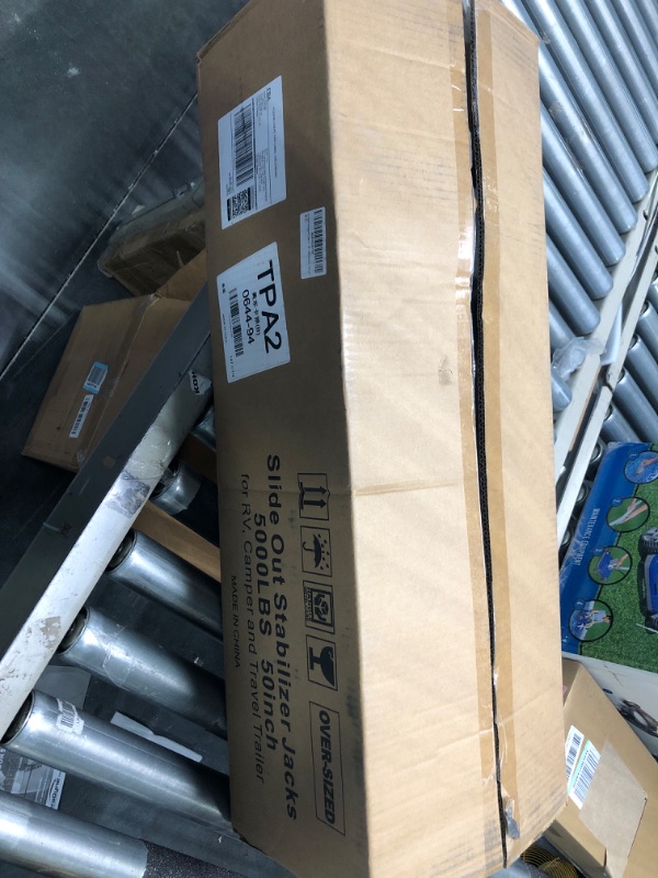 Photo 1 of RV Slide Out Support Trailer Stabilizer Jacks, RV Camper Accessories for Travel Trailers - 21.4" to 40" - 5000 Lbs Each - Pack of 2 40inch