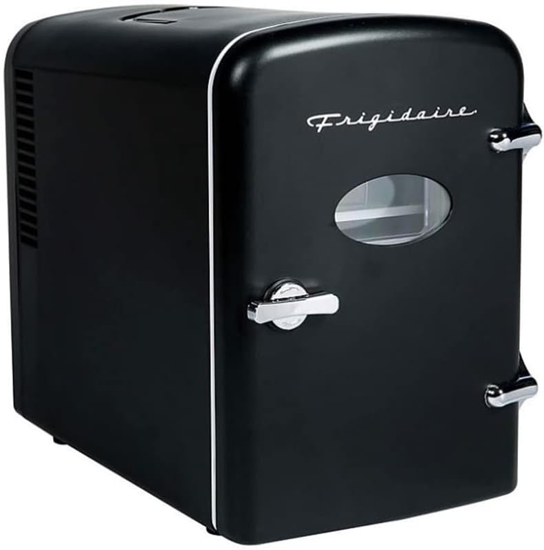 Photo 1 of FRIGIDAIRE Retro 9-Can capacity Portable Mini Fridge EFMIS197-BLACK