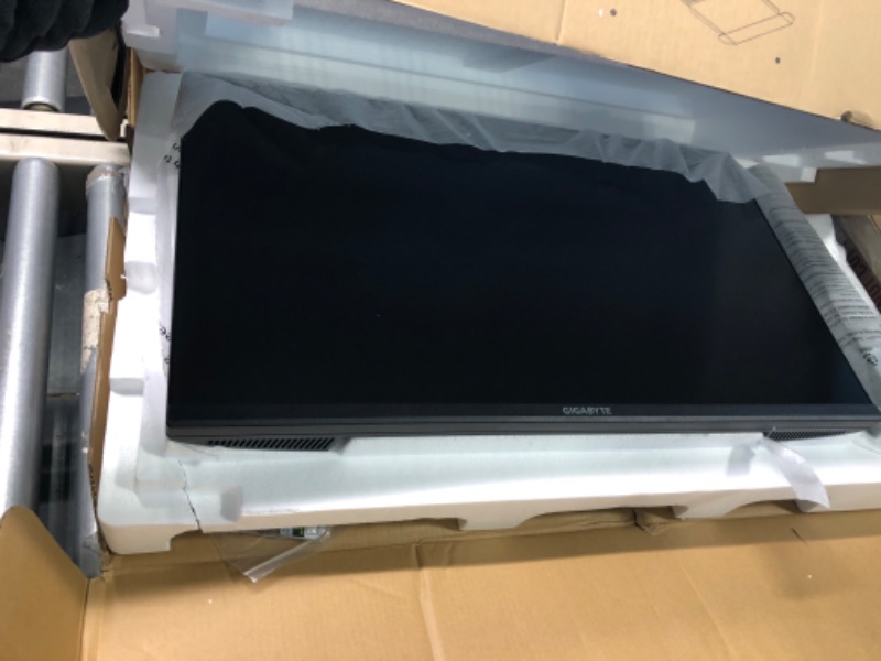 Photo 3 of Gigabyte M32U-SA-R 32" 144Hz 4K AdaptiveSync Compatible Gaming Monitor (SS IPS/3840x2160 Display/1ms Response Time (GTG)/1x Display Port 1.4/2x HDMI 2.1/2x USB 3.0/1x USB Type C) (RENEWED) 32 inch Flat|4K|IPS M Series 144Hz