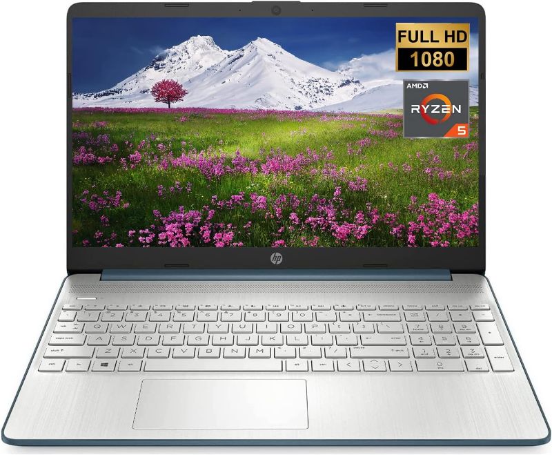 Photo 1 of HP 15.6" FHD (1920 x 1080) Newest Laptop for Business and Student, AMD Ryzen 5 5500U Processor (Beats i7-1165G7), 16GB RAM, 512GB SSD, Webcam, SD Card Reader, HDMI, Bluetooth, Wi-Fi, Windows 11 Home