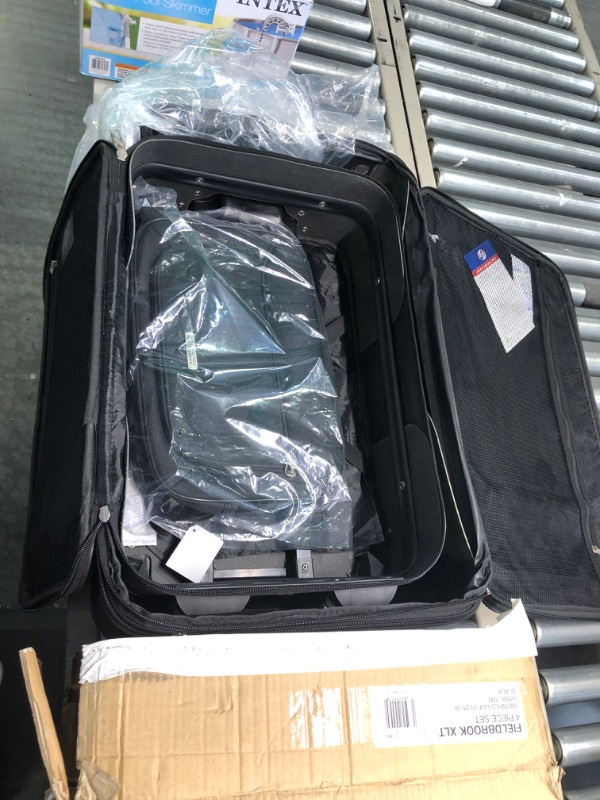 Photo 3 of American Tourister Fieldbrook XLT Softside Upright Luggage, Black, 3-Piece Set (BB/DF/21/25) 3-Piece Set (BB/DF/21/25) Black