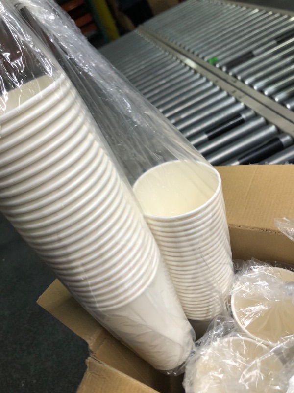 Photo 1 of [100 Pack] 16 oz Paper Coffee Cups, Disposable Paper Coffee Cup with Lids, Sleeves, and Stirrers, Hot/Cold Beverage Drinking Cup for Water, Juice, Coffee or Tea, Suitable for Home,Shops and Cafes 16oz 100Pack