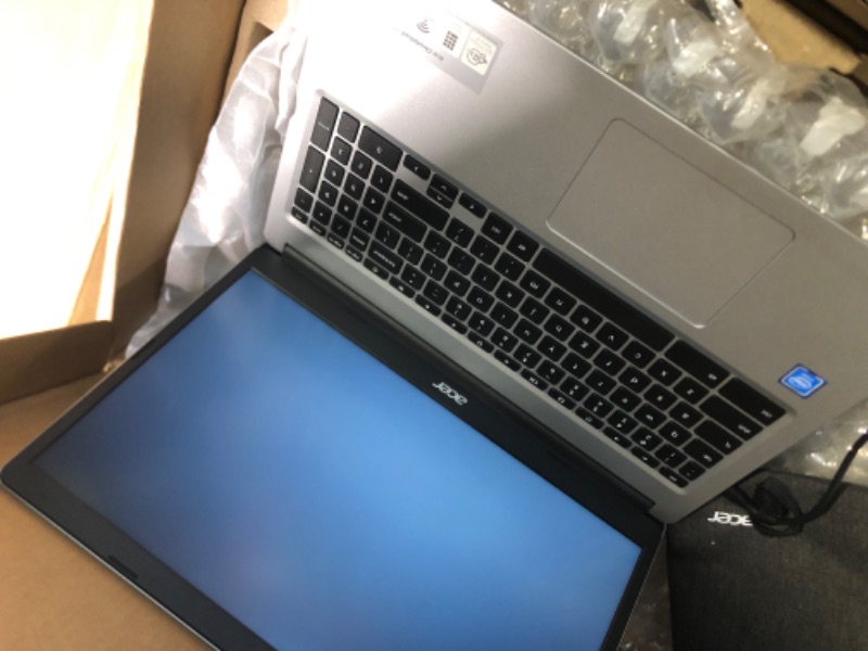 Photo 3 of Acer 2022 Chromebook 315 15.6" Full HD 1080p IPS Touchscreen Laptop PC, Intel Celeron N4020 Dual-Core Processor, 4GB DDR4 RAM, 64GB eMMC, Webcam, WiFi, 12 Hrs Battery Life, Chrome OS, Silver