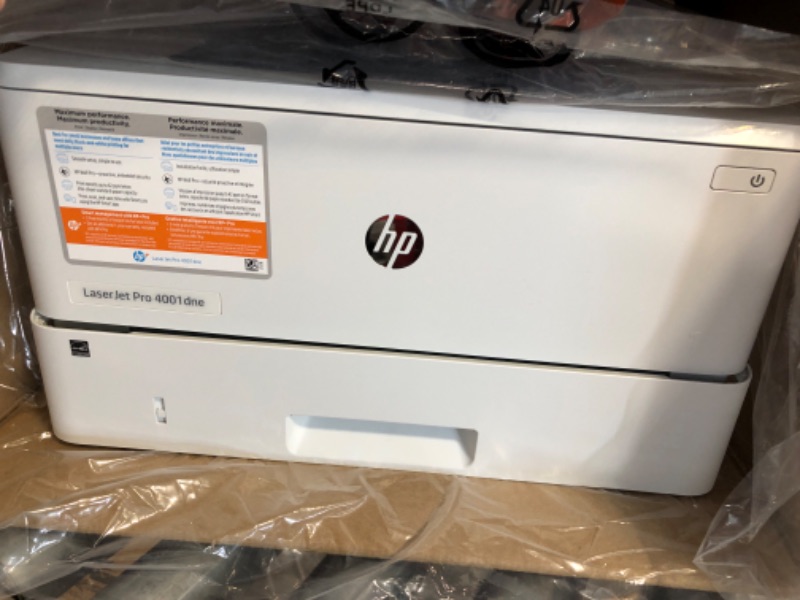 Photo 2 of HP LaserJet Pro 4001dne Black & White Printer with HP+ Smart Office Features New Version: HP+, LaserJet Pro 4001dne