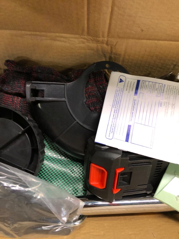 Photo 1 of Weed Wacker Cordless Electric Weed Eater Battery Powered 21V, Lightweight Grass Trimmer/Lawn Edger/Brush Cutter, 2X 2Ah Battery Operated Weed Whacker, No String Weed Trimmer Weedeater for Garden Yard Weed Trimmer Green