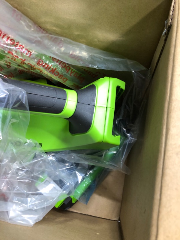 Photo 1 of *****Missing Battery & Charger******Greenworks 40V (120 MPH / 500 CFM) Cordless Axial Blower, 2.5Ah USB Battery (USB Hub) and Charger Included Blower (2.5Ah)