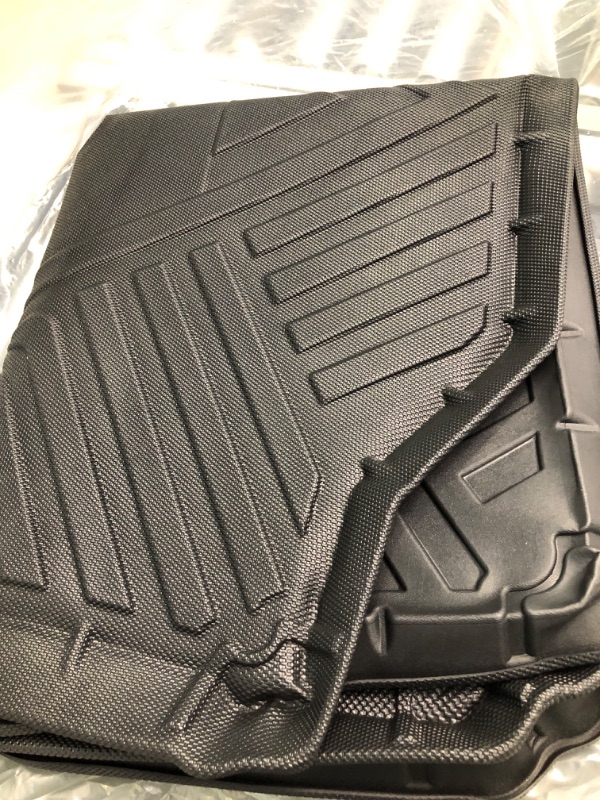 Photo 3 of Wrangler JL Cargo Liners?All Weather 3D  TPO Waterproof Rear Cargo Tray Trunk Floor Mat Compatible with 2018 2019 2020 2021 Jeep Wrangler JL 4-Door without Subwoofer (JL New Body Style - not JK) 2018-2020 wrangler JL