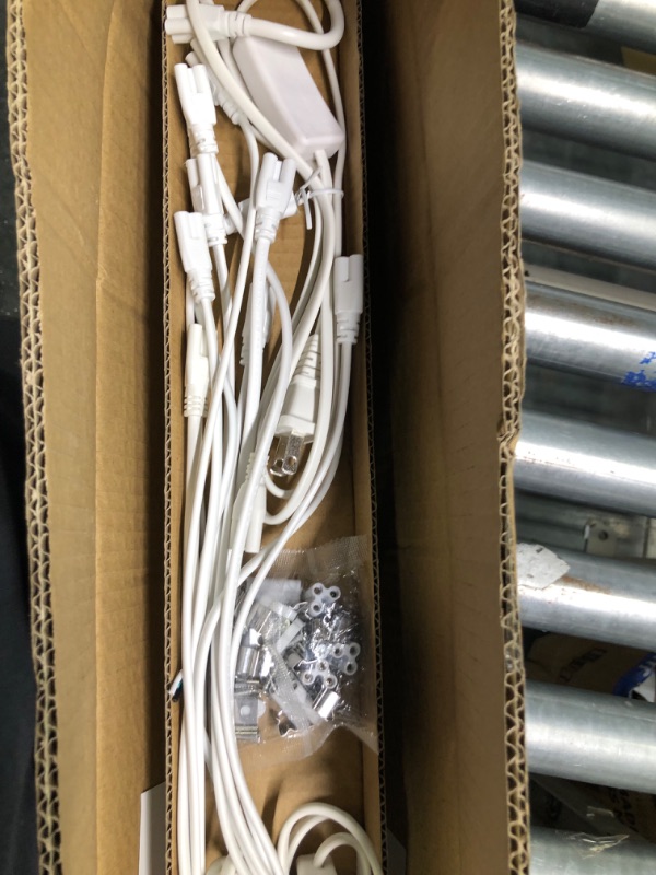 Photo 2 of (Pack of 6) Barrina LED T5 Shop Light, 3FT, 6500K (Super Bright White), Utility Shop Light, Ceiling and Under Cabinet Light, ETL Listed, Corded Electric with Built-in ON/Off Switch 3FT-6PACK