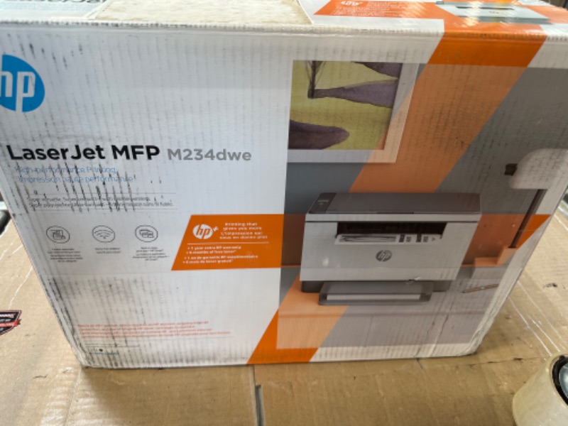 Photo 2 of HP LaserJet MFP M234dwe All-in-One Wireless Black & White Printer with HP+ and 6 Months Free-cartridges (6GW99E)