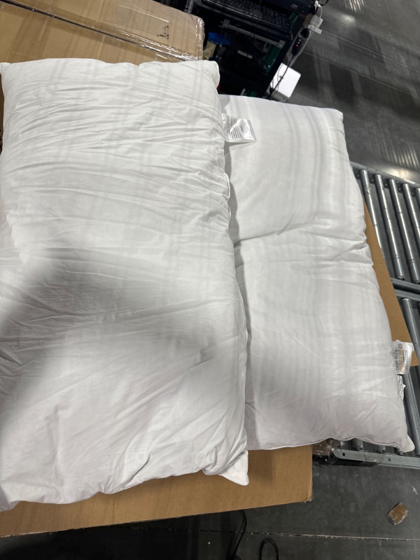 Photo 2 of 20'' x 36''  Inch White Pillow 2pcs