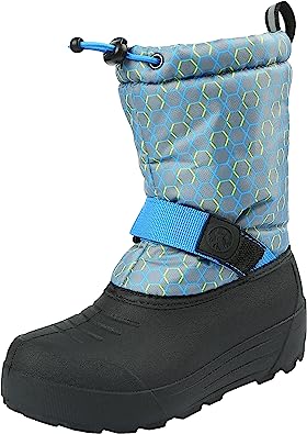 Photo 1 of Northside Frosty Insulated Winter Snow Boots for Girls and Boys with Rugged, Water Resistant Nylon Upper, Quick-Drying Lining, Removable EVA Insole, and Durable TPR Outsole ( Size 1 )