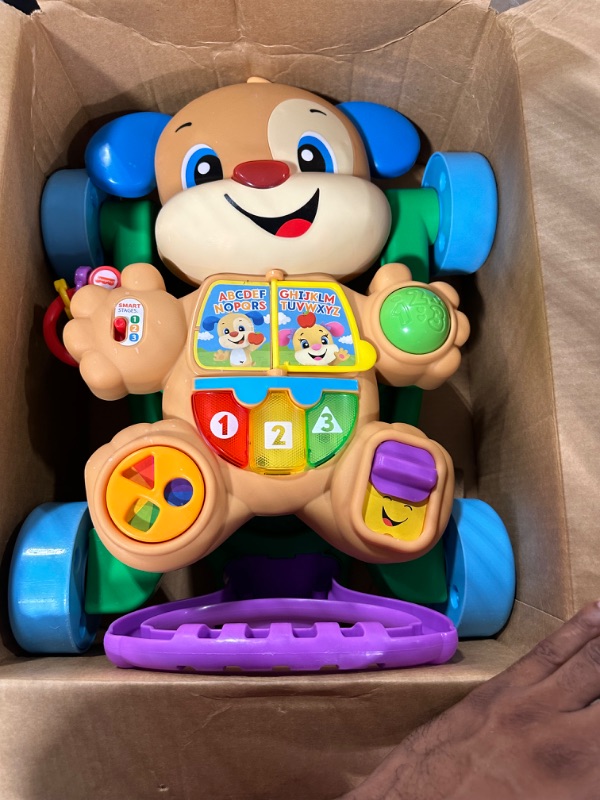 Photo 3 of Fisher-Price Laugh & Learn Baby & Toddler Toy Smart Stages Learn With Puppy Walker, Educational Music Lights And Activities