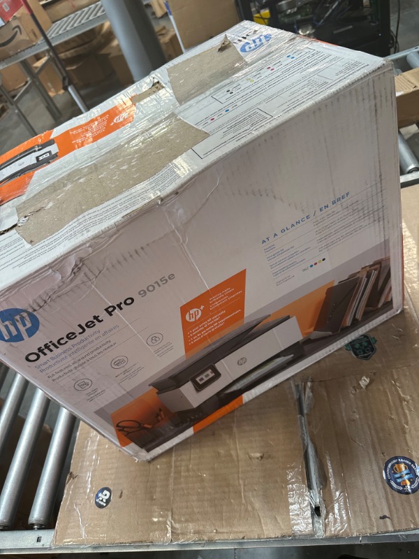 Photo 2 of HP OfficeJet Pro 9015e Wireless Color All-in-One Printer with bonus 6 months Instant ink with HP+ (1G5L3A),Gray