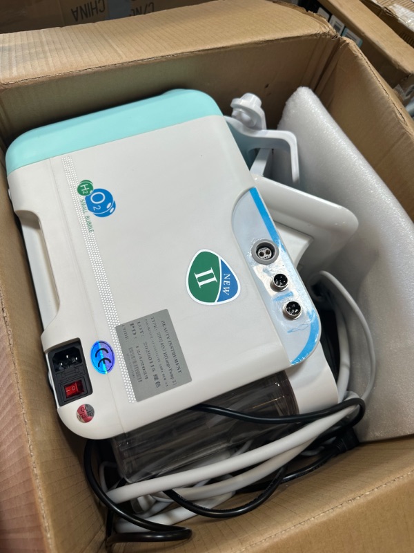 Photo 1 of Face Care Machine, 6 in 1 Second Generation Hydrogen Oxygen Facial Beauty Machine Professional Vacuum Face Cleaning Hydra Water Oxygen Jet Peel Beauty Machine, 110V