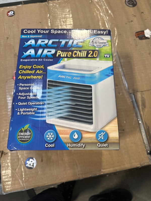 Photo 2 of Arctic Air Pure Chill 2.0 Evaporative Air Cooler by Ontel - Powerful, Quiet, Lightweight and Portable Space Cooler with Hydro-Chill Technology For Bedroom, Office, Living Room & More