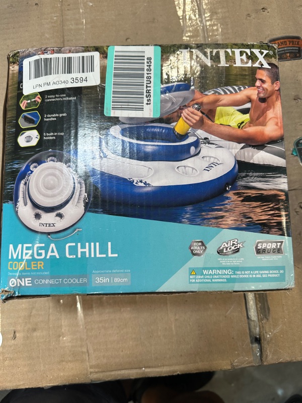 Photo 2 of Intex Mega Chill, Inflatable Floating Cooler, 35" Diameter