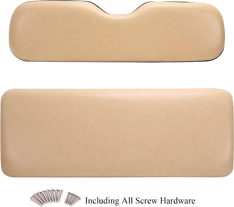 Photo 1 of 10L0L Universal Golf Cart Rear Seat Replacement Cushions for EZGO, Club Car, Yamaha