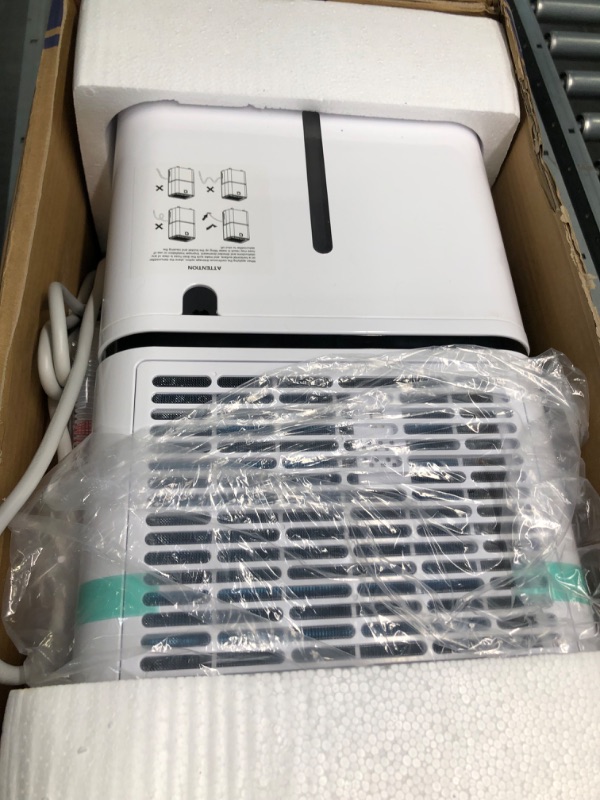 Photo 3 of 1500 Sq. Ft Dehumidifier for Large Room and Basements, HUMILABS 22 Pints Dehumidifiers with Auto or Manual Drainage, 0.528 Gallon Water Tank with Drain Hose, Intelligent Humidity Control, Auto Defrost, Dry Clothes, 24HR Timer 1500 sq.ft