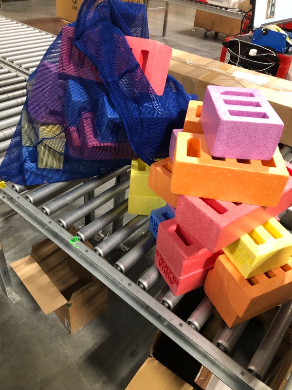 Photo 4 of Aqua Blocks Foam Building Blocks - Starter Mixed Block Set - 36 Blocks in 5 Sizes & Colors