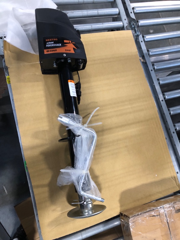 Photo 1 of BEETRO 4000 lbs Electric Trailer Jack, Power Tongue A-Frame Jack for Travel, Trailer, Camper, RV, 22" Lift, 12V DC, Black