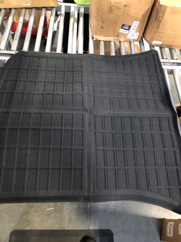 Photo 1 of CreeKT Fit for Tesla Model Y 7 Seater Floor Mats Trunk Mat 2023 2022 2021 , Premium All Weather Model Y Floor Mats Front Rear Cargo Trunk Frunk Liner Carpet for Tesla Model Y Accessories 2021-2023 2021 2022 2023 Model Y 7 Seater Full Mats
