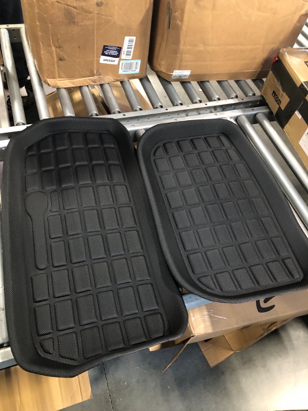 Photo 1 of CreeKT Fit for Tesla Model Y 7 Seater Floor Mats Trunk Mat 2023 2022 2021 , Premium All Weather Model Y Floor Mats Front Rear Cargo Trunk Frunk Liner Carpet for Tesla Model Y Accessories 2021-2023 2021 2022 2023 Model Y 7 Seater Full Mats