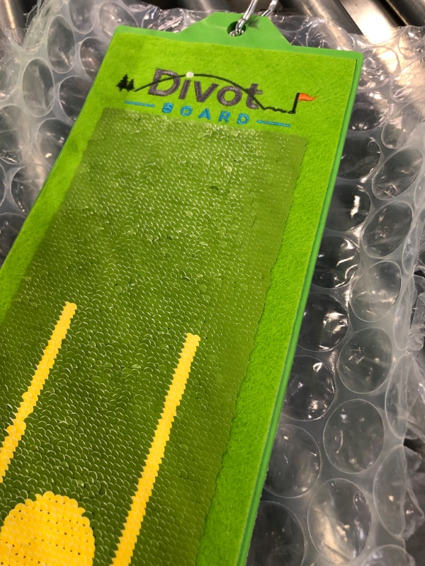 Photo 3 of Divot Board - Patented Low Point and Swing Path Trainer - Instant Feedback. Anytime. Anywhere - See Your Swing Path and Learn Every Time You Hit The Ball!