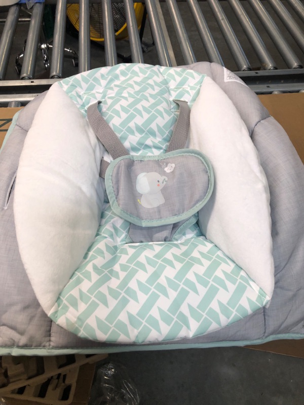 Photo 1 of Ingenuity Keep Cozy 3-in-1 Grow with Me Vibrating Baby Bouncer, Seat & Infant to Toddler Rocker, Vibrations & -Toy Bar, 0-30 Months Up to 40 lbs (Weaver)
