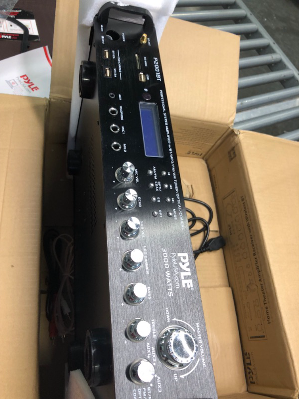 Photo 1 of Multi Channel Bluetooth Preamplifier Receiver - 2000 Watt Audio Home Speaker Sound Stereo Receiver W/ Radio