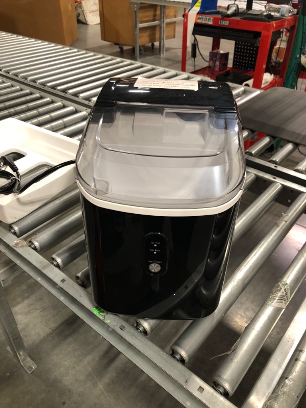 Photo 1 of COWSAR Nugget Ice Maker Countertop, 34Lbs Chewable Pebble Ice Per Day, Auto Self Cleaning, Crunchy Pellet Ice Cubes Maker Machine, Portable Compact Design for RV/Home/Kitchen/Office 34LBS / 24H Black-Nugget Ice 1
